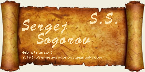 Sergej Šogorov vizit kartica